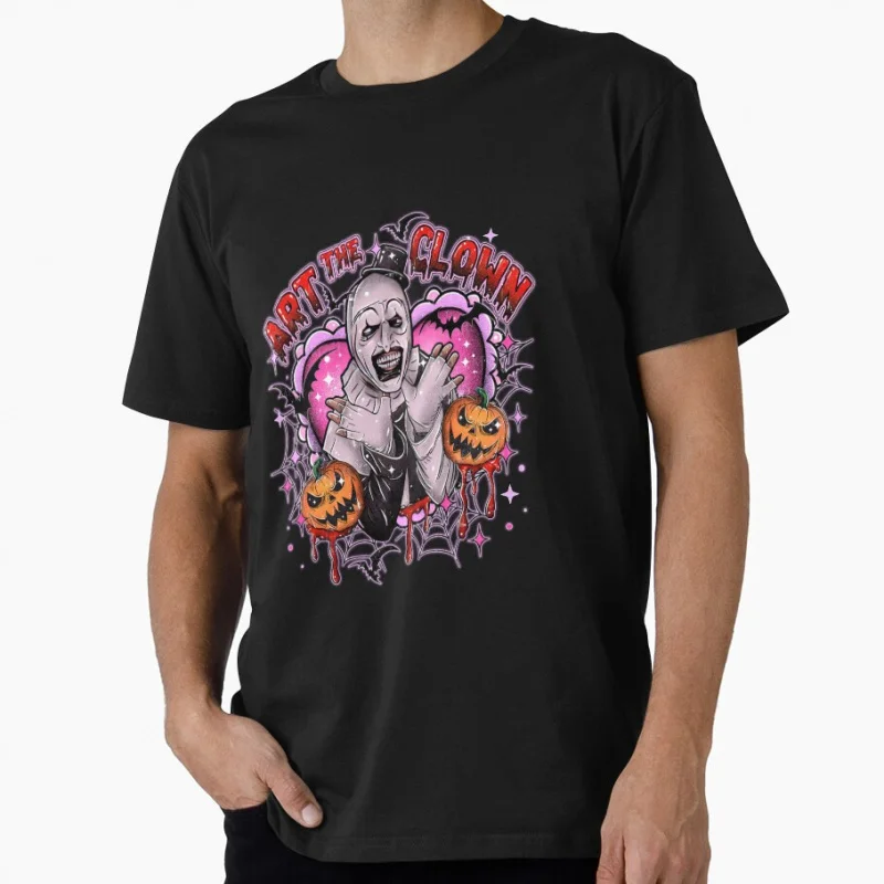 Art The Clown Pumpkin Terrifier Horror Vintage Movies Scary Halloween gift T shirt for man Large size Tops 100% cotton clothes
Art The Clown Pumpkin Terrifier Horror Vintage Movies Scary Halloween gift T shirt for man Large size Tops 100% cotton clothes
