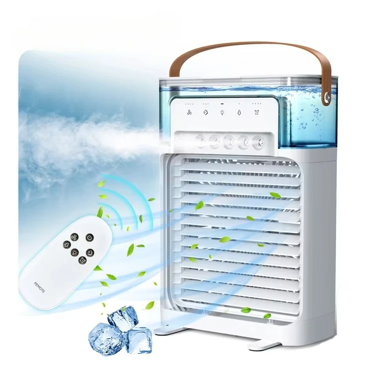 Small air Conditioner Humidifier Fan Water Type-c Mini Rechargeable Portable Cooler Fan Personal Mini Cooling Fan with Water
Small air Conditioner Humidifier Fan Water Type-c Mini Rechargeable Portable Cooler Fan Personal Mini Cooling Fan with Water