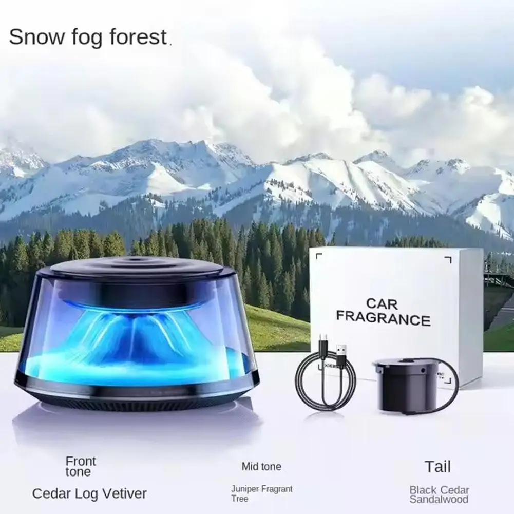 Snow Mountain Smart Car Fragrance Diffuser Rechargeable Air Diffuser Auto Air Freshener Cloud Mist With RGB Light Car Interior
Snow Mountain Smart Car Fragrance Diffuser Rechargeable Air Diffuser Auto Air Freshener Cloud Mist With RGB Light Car Interior