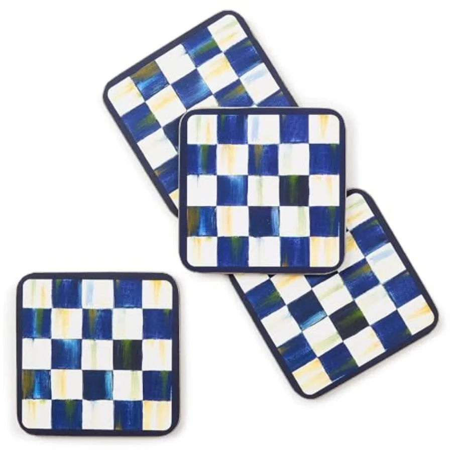 Square Cork-Back Coaster Set Table Coasters for Drinks Set of 4 Blue-and-White
Square Cork-Back Coaster Set Table Coasters for Drinks Set of 4 Blue-and-White