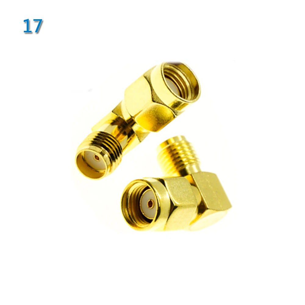 1X Pcs SMA Male To RP-SMA RPSMA RP SMA Male 90 Degree Right Angle SMA to RPSMA Gold Plated Brass RF Connector Adapter
1X Pcs SMA Male To RP-SMA RPSMA RP SMA Male 90 Degree Right Angle SMA to RPSMA Gold Plated Brass RF Connector Adapter