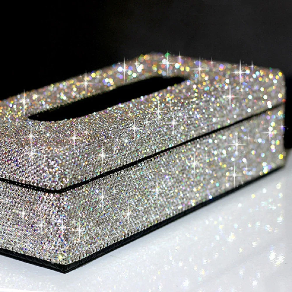 Diamond Pasted Leather Car Tissue Box Bling Bling Luxury Women Car Paper Towels Cover Case White for Home Office Styling Use
Diamond Pasted Leather Car Tissue Box Bling Bling Luxury Women Car Paper Towels Cover Case White for Home Office Styling Use