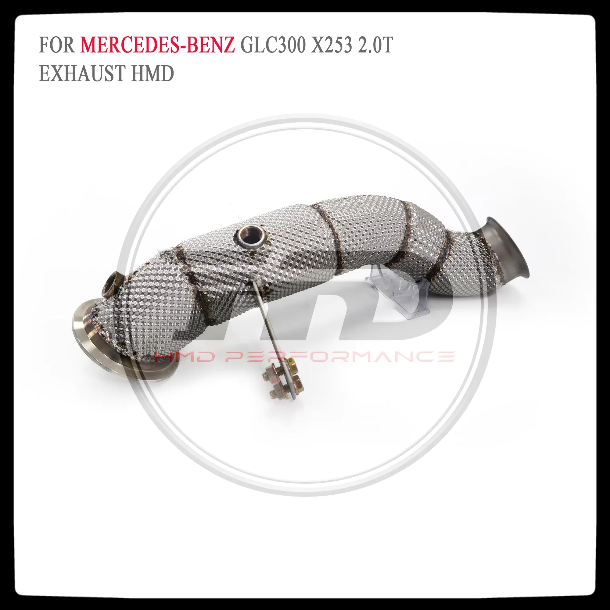 HMD Exhaust System High Flow Performance Downpipe for Mercedes Benz GLC300 X253 2.0T With Heat Shield Racing Pipe
HMD Exhaust System High Flow Performance Downpipe for Mercedes Benz GLC300 X253 2.0T With Heat Shield Racing Pipe