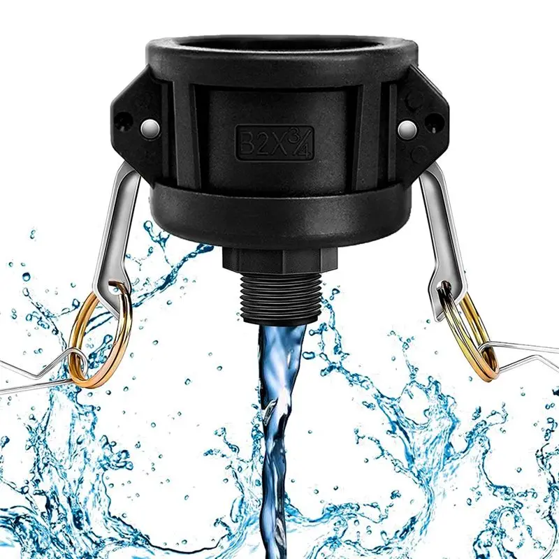 A56K IBC Tote Fittings for 275 330 Gallon Tote Tank-2 Inch Cam Lock Fittings-for 3/4 Inch Male Garden Thread IBC Tote Adapter
A56K IBC Tote Fittings for 275 330 Gallon Tote Tank-2 Inch Cam Lock Fittings-for 3/4 Inch Male Garden Thread IBC Tote Adapter