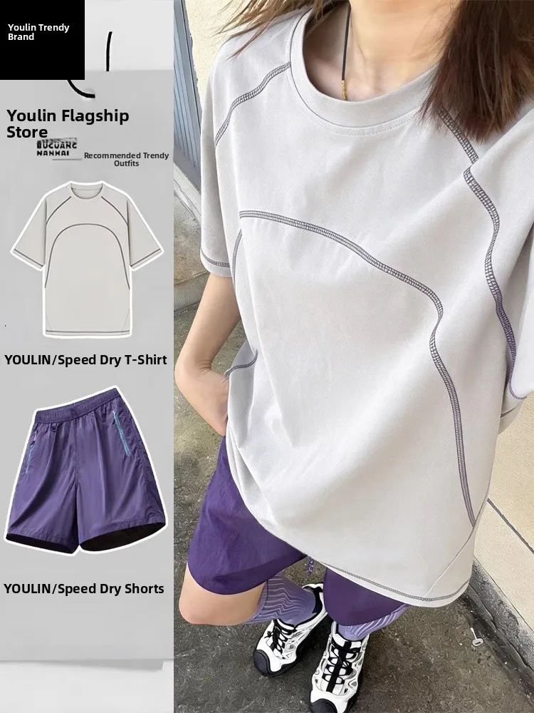 Qui Dry Fitn Sports Suit Men Women Spring Summer Running Tennis Cycling ort Sve T-irt Breathable Moisture ng
Qui Dry Fitn Sports Suit Men Women Spring Summer Running Tennis Cycling ort Sve T-irt Breathable Moisture ng