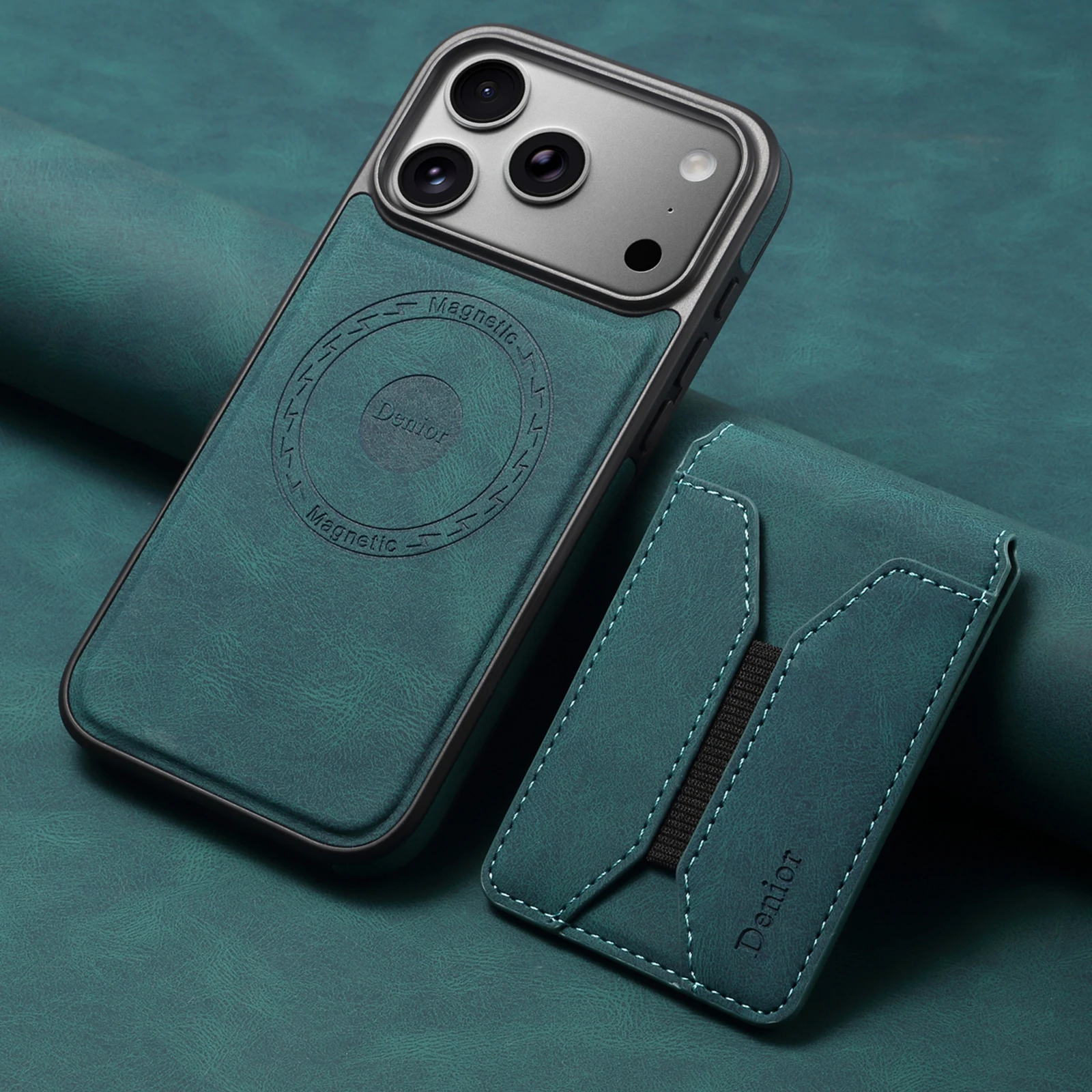 Wireless Charging Magnet Faux Leather Phone Case Card Holder Stand Wallet 2-in-1 For iPhone 17 Pro Max 16 Plus 15 Pro 14 13 12
Wireless Charging Magnet Faux Leather Phone Case Card Holder Stand Wallet 2-in-1 For iPhone 17 Pro Max 16 Plus 15 Pro 14 13 12
