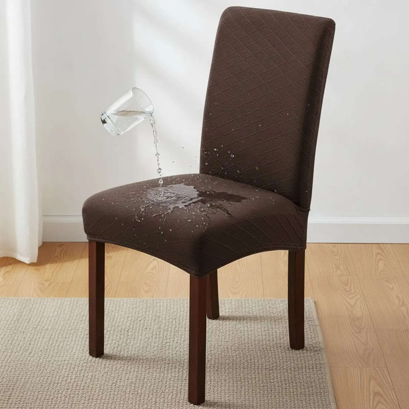 Geometric Jacquard Jacquard Chair Cover Washable Water-Resistant Dining Chair Slipcover Removable Long-Lasting for Hotel
Geometric Jacquard Jacquard Chair Cover Washable Water-Resistant Dining Chair Slipcover Removable Long-Lasting for Hotel