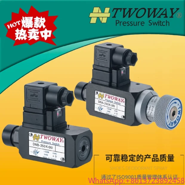 Original TWOWAY pressure switch DNB-040K-06i DNB-070K-06i DNB-100K-06i DNB-150K-06i DNB-250K-06i
Original TWOWAY pressure switch DNB-040K-06i DNB-070K-06i DNB-100K-06i DNB-150K-06i DNB-250K-06i