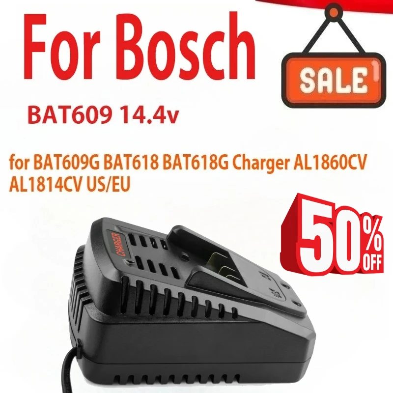 For Bosch Charger 3A 18V 14.4V Li-ion Battery Charger For BAT609 BAT609G BAT618 BAT618G Charger AL1860CV AL1814CV US/EU
For Bosch Charger 3A 18V 14.4V Li-ion Battery Charger For BAT609 BAT609G BAT618 BAT618G Charger AL1860CV AL1814CV US/EU