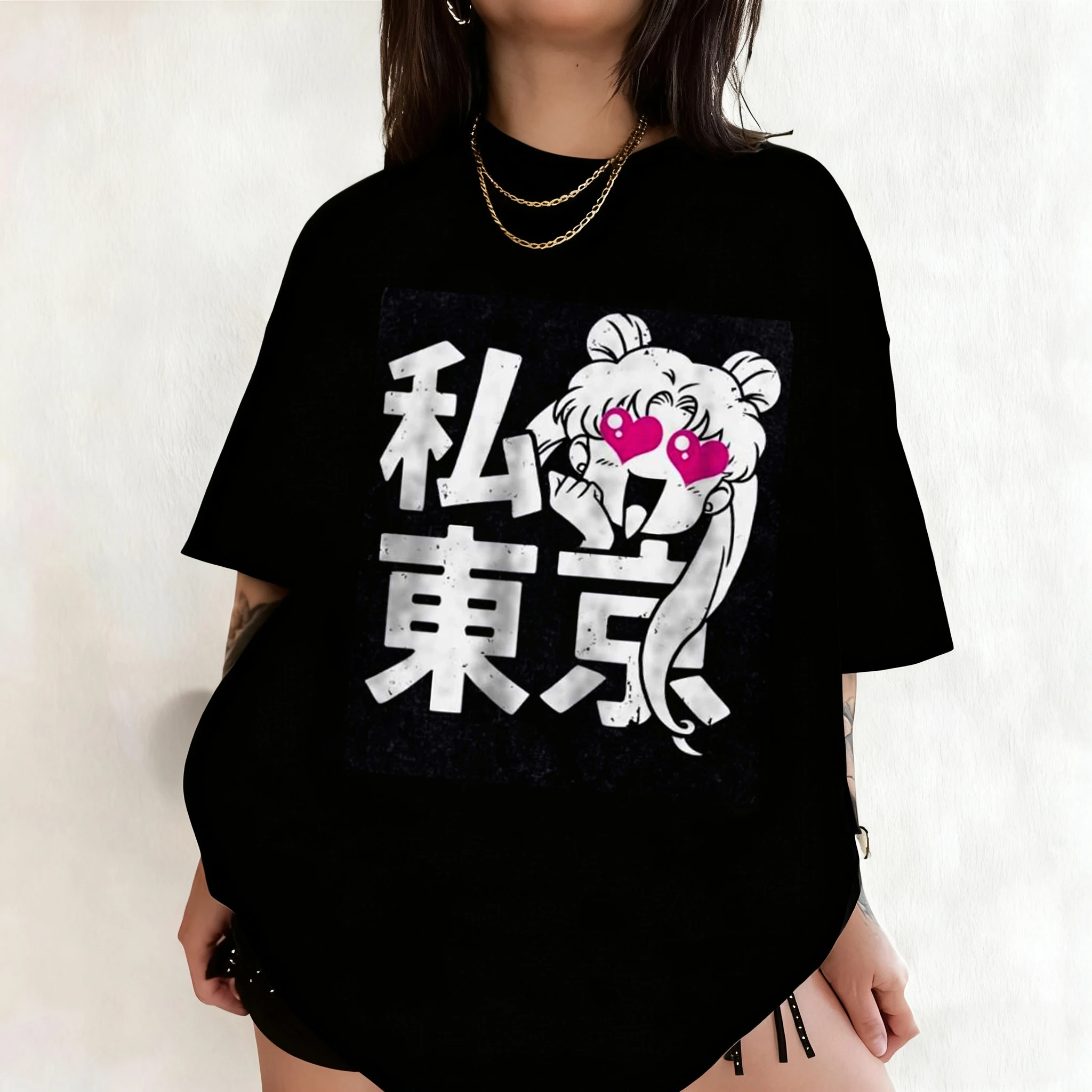 Sailor Moon Retro 90s Anime Graphic T Shirt Summer Cotton Men Women Tee Streetwear Casual Hip Hop Top 2026 New Fashion T Shirt
Sailor Moon Retro 90s Anime Graphic T Shirt Summer Cotton Men Women Tee Streetwear Casual Hip Hop Top 2026 New Fashion T Shirt