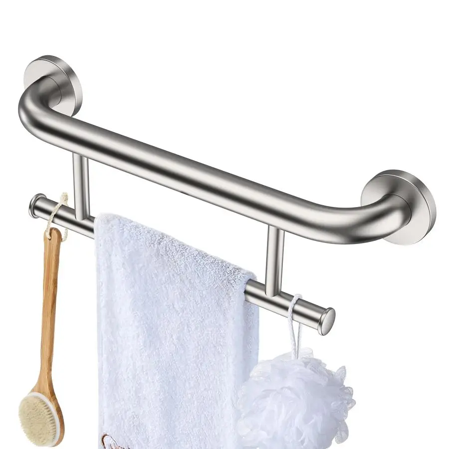 Комбинированная вешалка для полотенец и поручень из никелированной нержавеющей стали, 17 дюймов, 2-в-1, для людей с ограниченными возможностями, настенная, М
Комбинированная вешалка для полотенец и поручень из никелированной нержавеющей стали, 17 дюймов, 2-в-1, для людей с ограниченными возможностями, настенная, М