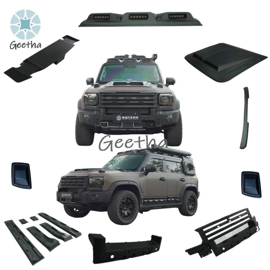 New Design Upgrade Body Kit for Jetour T2 Traveller Car Front Bumper Hood Grille Side Skirts Rear Spoiler 4x4 Auto Accessories
New Design Upgrade Body Kit for Jetour T2 Traveller Car Front Bumper Hood Grille Side Skirts Rear Spoiler 4x4 Auto Accessories