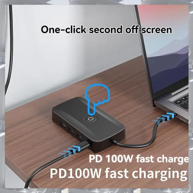Лидер продаж - беспроводной метатель экрана USB 3.0, метатель экрана телефона и компьютера PD100W, док-станция для быстрого зарядного устройства, тип C, экран Thro
Лидер продаж - беспроводной метатель экрана USB 3.0, метатель экрана телефона и компьютера PD100W, док-станция для быстрого зарядного устройства, тип C, экран Thro