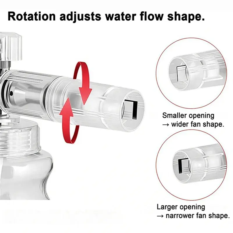 【PARTY DAY】PA Foam Sprayer Full Transparency, Adjustable For Pressure Washer, Longer Spray, Richer Foam For Cleaning
【PARTY DAY】PA Foam Sprayer Full Transparency, Adjustable For Pressure Washer, Longer Spray, Richer Foam For Cleaning