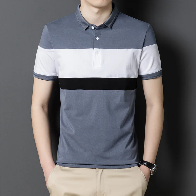 BuyFan summer new men's POLO shirt light business pure cotton sweat-absorbing short sleeve half sleeve T-shirt
BuyFan summer new men's POLO shirt light business pure cotton sweat-absorbing short sleeve half sleeve T-shirt
