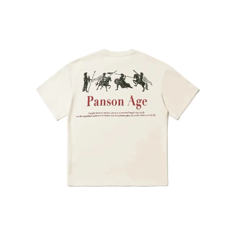 American Spartan Era Printing Trendy Brand Couple Short-sleeved T-shirt Short-sleeved Pure Cotton Comfortable Casual Sports
American Spartan Era Printing Trendy Brand Couple Short-sleeved T-shirt Short-sleeved Pure Cotton Comfortable Casual Sports