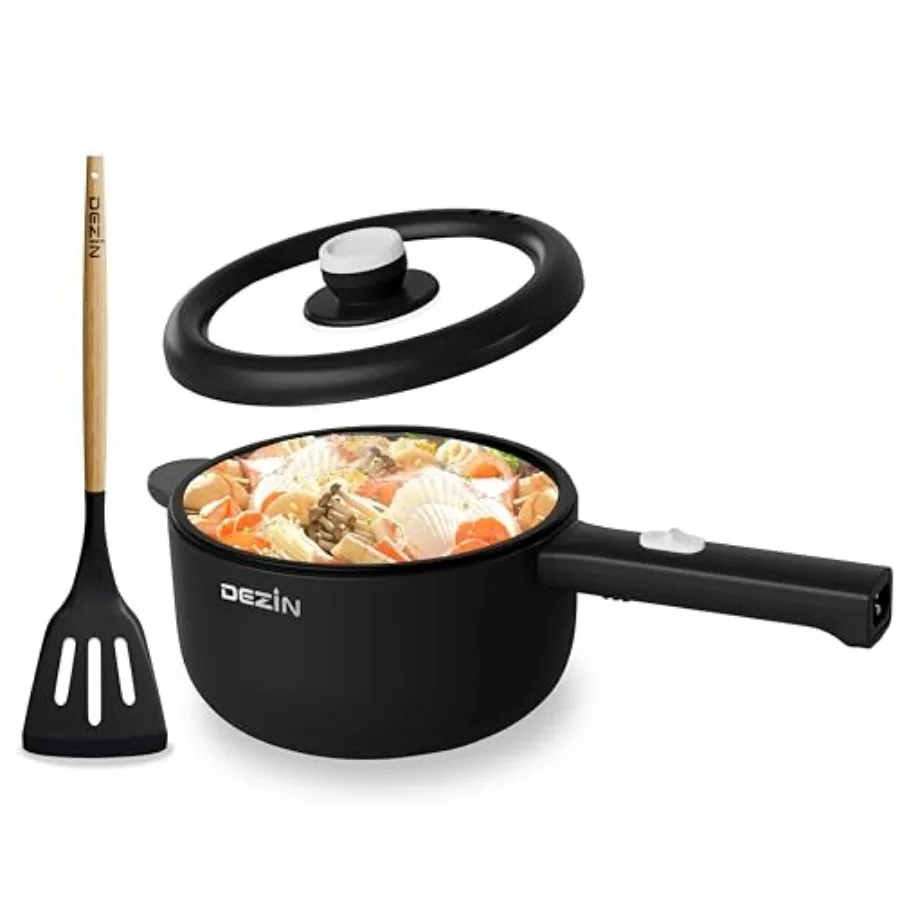 Hot Pot Electric 2L Non-Stick Sauté Pan Rapid Noodles Cooker Mini Portable Pot for Steak Egg Fried Rice Ramen Oatmeal Soup with
Hot Pot Electric 2L Non-Stick Sauté Pan Rapid Noodles Cooker Mini Portable Pot for Steak Egg Fried Rice Ramen Oatmeal Soup with