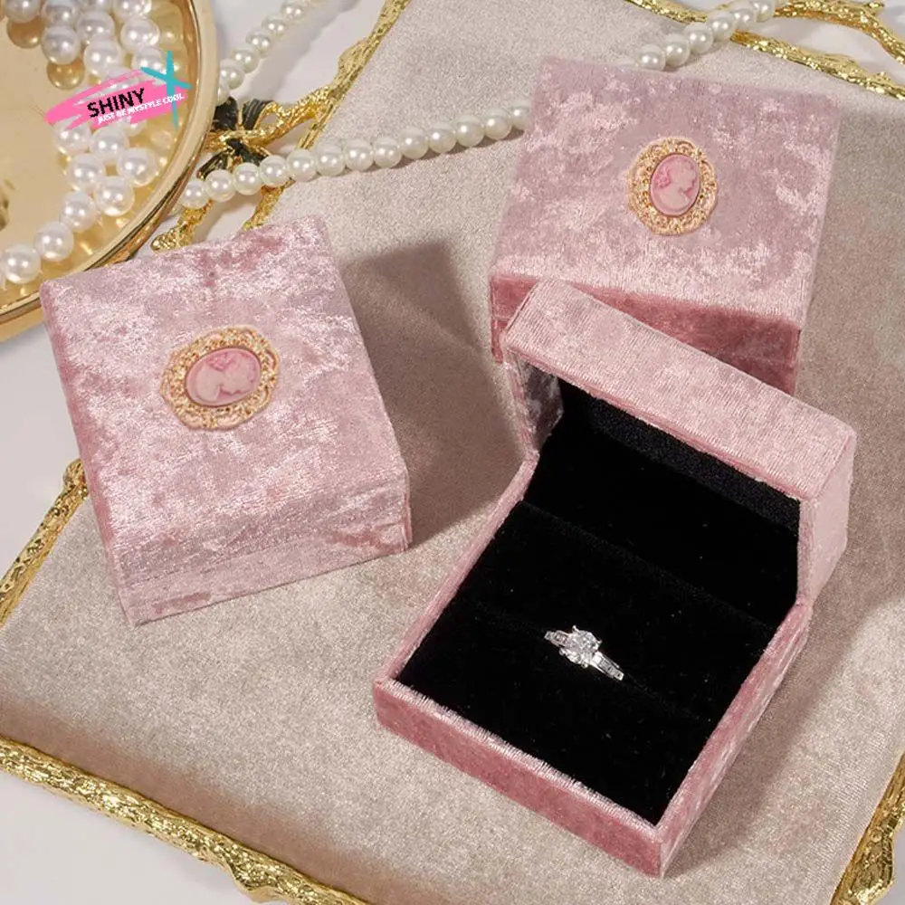 Velvet Ring Holder Jewelry Organizer Pink Gift Packaging Box Pink Velvet Ring Box Necklace Box Jewelry Box Ring Storage Case
Velvet Ring Holder Jewelry Organizer Pink Gift Packaging Box Pink Velvet Ring Box Necklace Box Jewelry Box Ring Storage Case