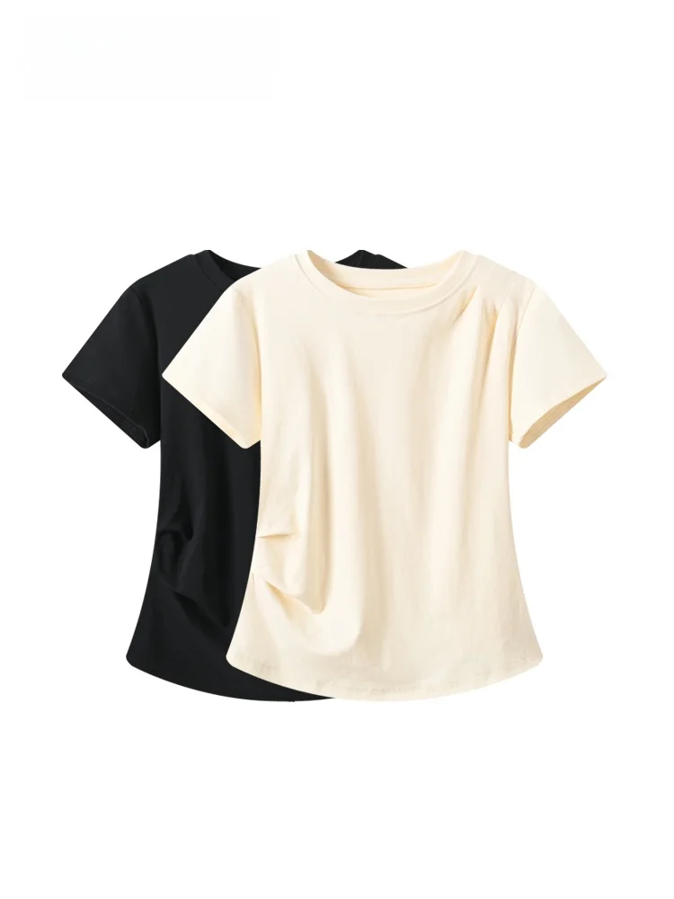 Cara CLUB plus Size Short Sleeve T-Shirt Women's Summer New Style Slimming Fashionable Versatile Waist-Cinching Shoulder-Leng...
Cara CLUB plus Size Short Sleeve T-Shirt Women's Summer New Style Slimming Fashionable Versatile Waist-Cinching Shoulder-Leng...