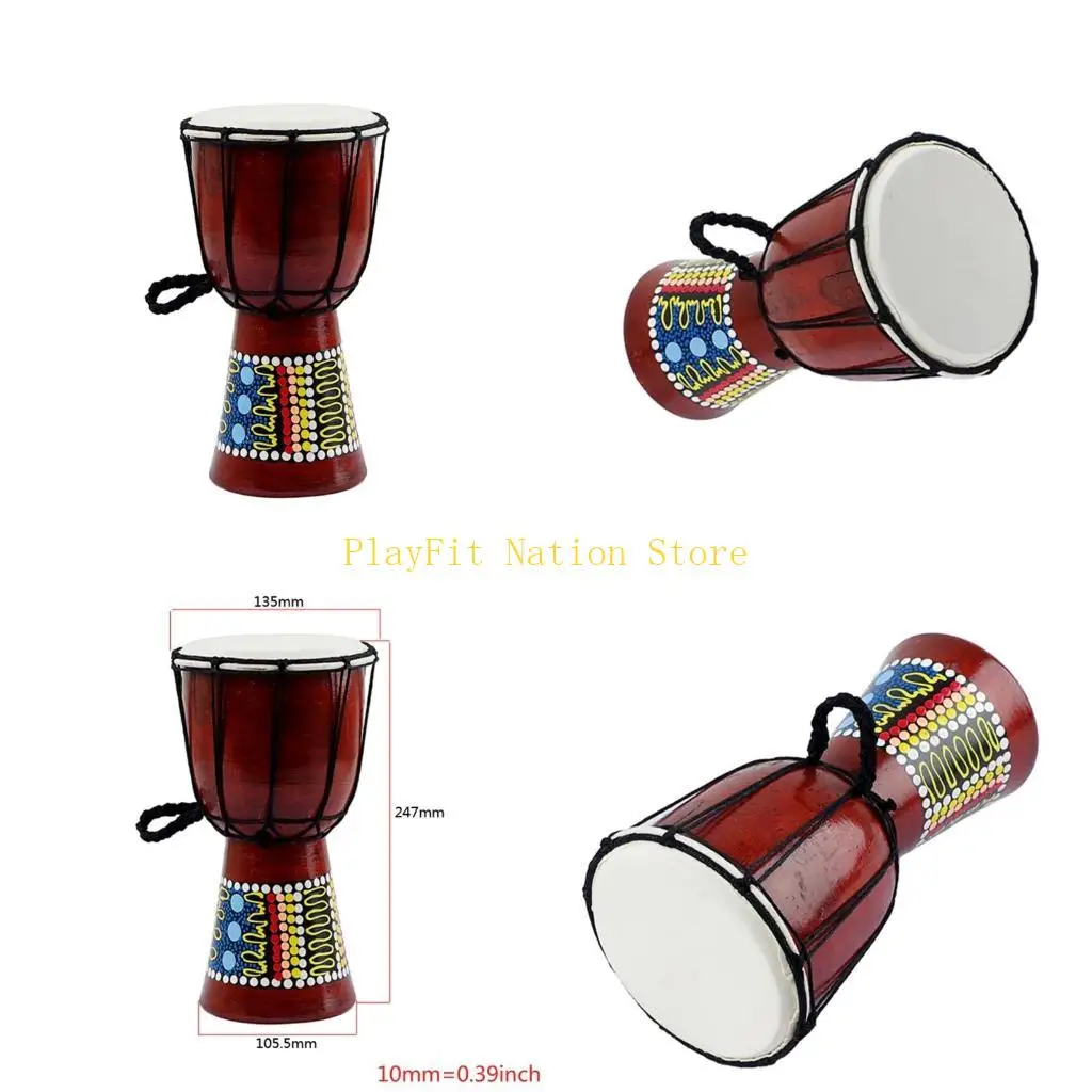 242F 5 Inch Professional Traditional African for Bongo Congo Djembe Drum Wooden Colorful Painting Faux Goatskin Good
242F 5 Inch Professional Traditional African for Bongo Congo Djembe Drum Wooden Colorful Painting Faux Goatskin Good