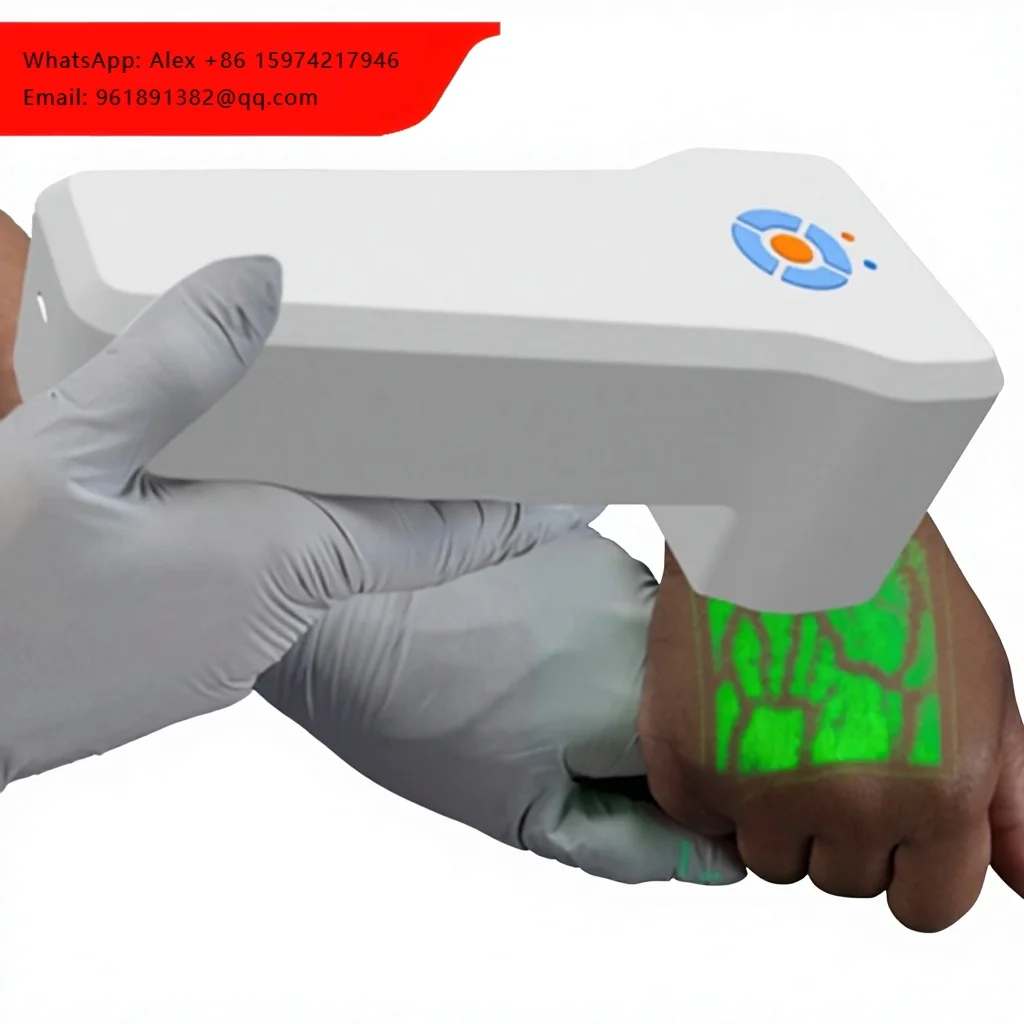 Portable Handheld Infrared Scanner Vein Finder Machine For Adults Children 2-Year Warranty Online Tech Blood Testing Equipment
Portable Handheld Infrared Scanner Vein Finder Machine For Adults Children 2-Year Warranty Online Tech Blood Testing Equipment