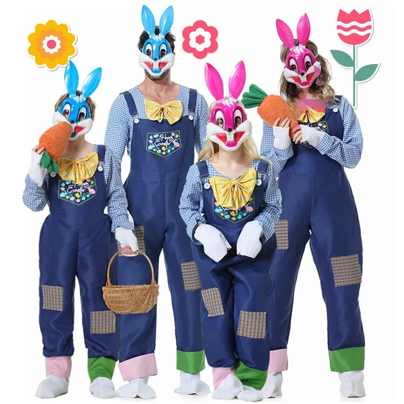 Creative Performance Rabbit Costume Set with Overalls Anti-Aging Easter Halloween Party Family Performance Clothes
Creative Performance Rabbit Costume Set with Overalls Anti-Aging Easter Halloween Party Family Performance Clothes