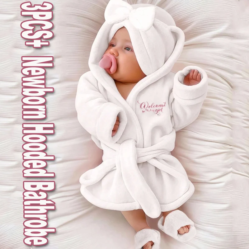 3PCS Newborn Photography Props Baby Girl Bathrobes Bath Towel Outfit Slippers Embroidery Suit Infant Portrait Photo
3PCS Newborn Photography Props Baby Girl Bathrobes Bath Towel Outfit Slippers Embroidery Suit Infant Portrait Photo