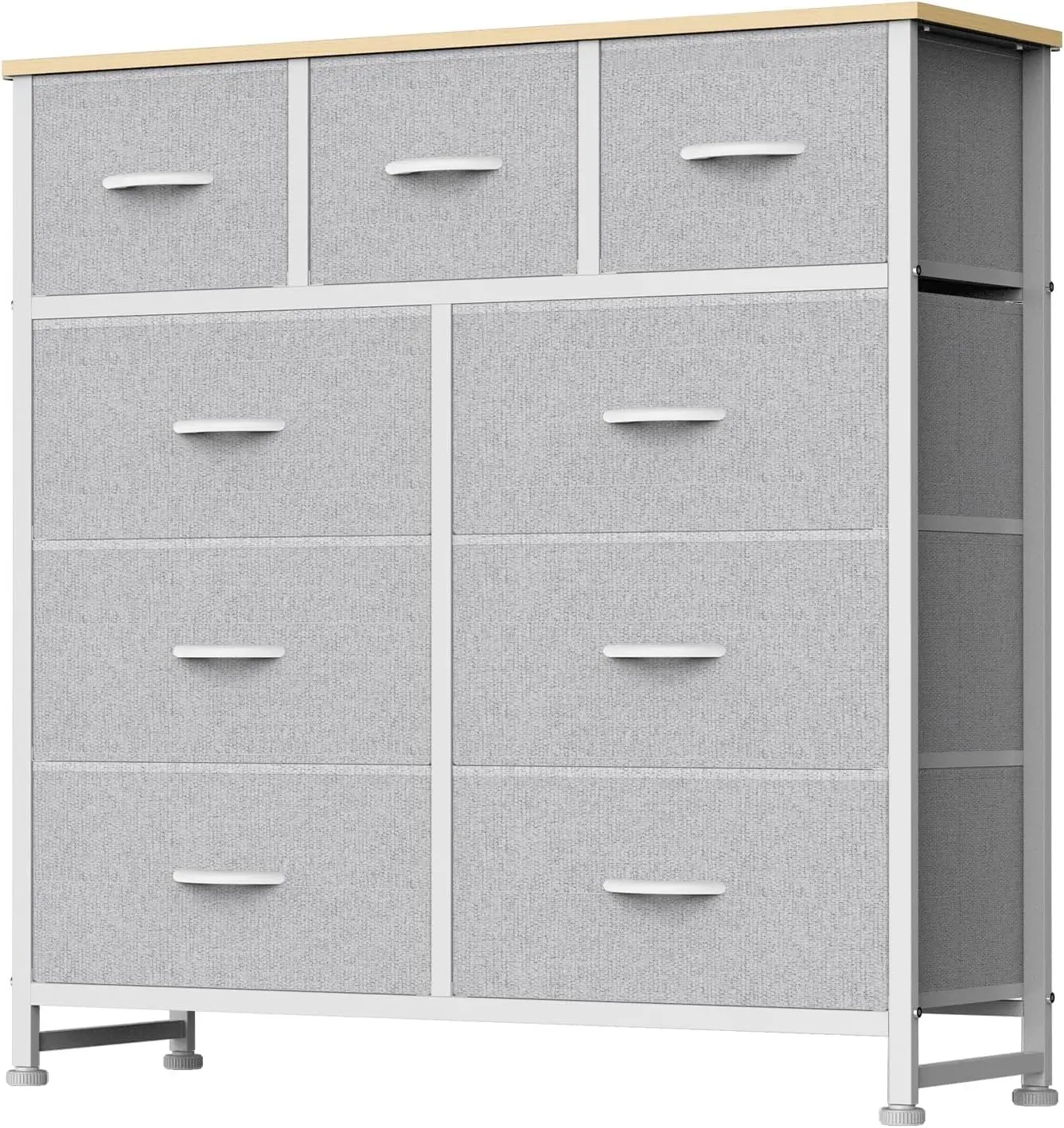 9 Drawer Dresser for Bedroom, Fabric Storage Organizer with Sturdy Metal Frame, Wooden Top Chest of Drawers for Closet Entryw
9 Drawer Dresser for Bedroom, Fabric Storage Organizer with Sturdy Metal Frame, Wooden Top Chest of Drawers for Closet Entryw