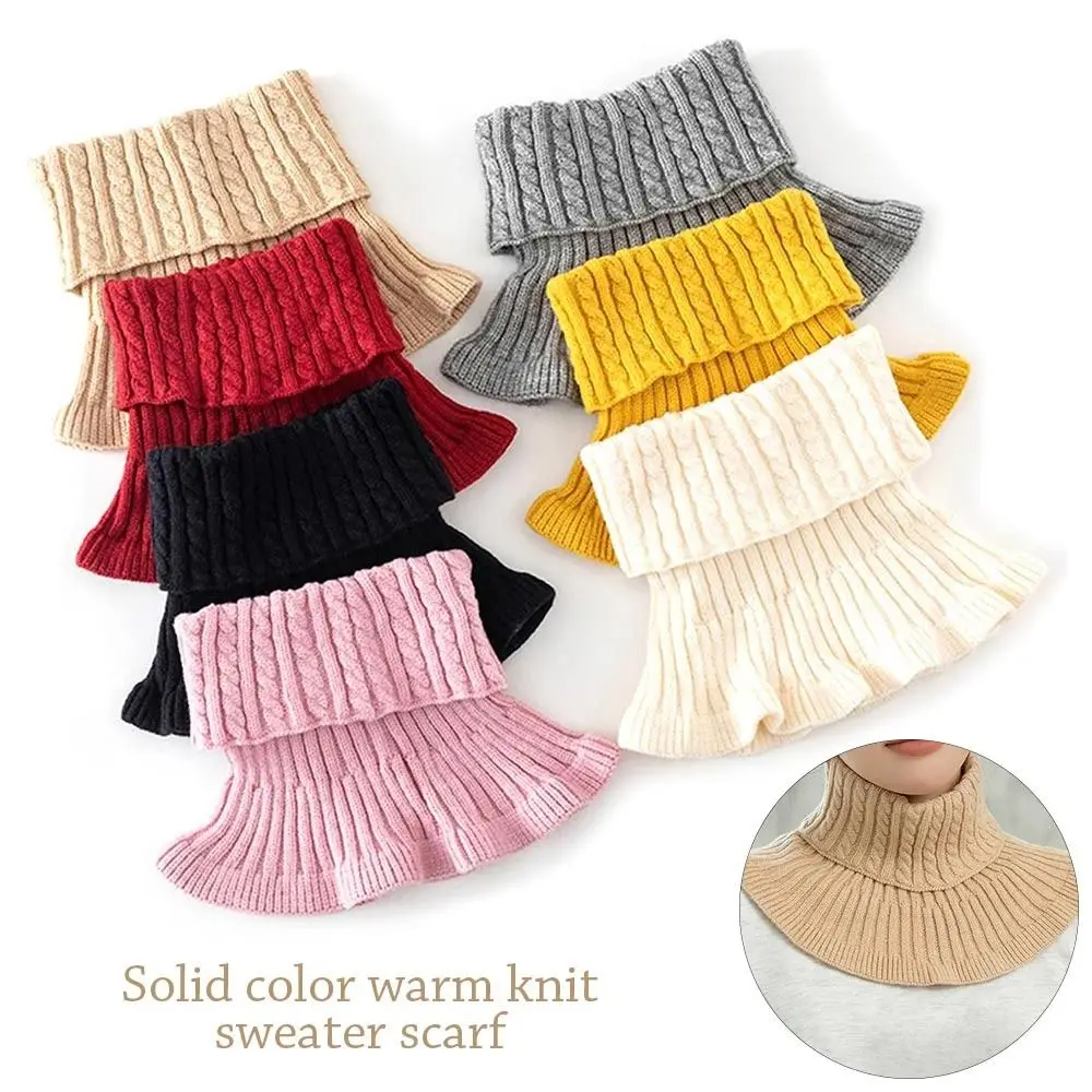 Fashion Warm Knitted Fake Collar Windproof Detachable Turtleneck Winter Women Neck Warmer
Fashion Warm Knitted Fake Collar Windproof Detachable Turtleneck Winter Women Neck Warmer