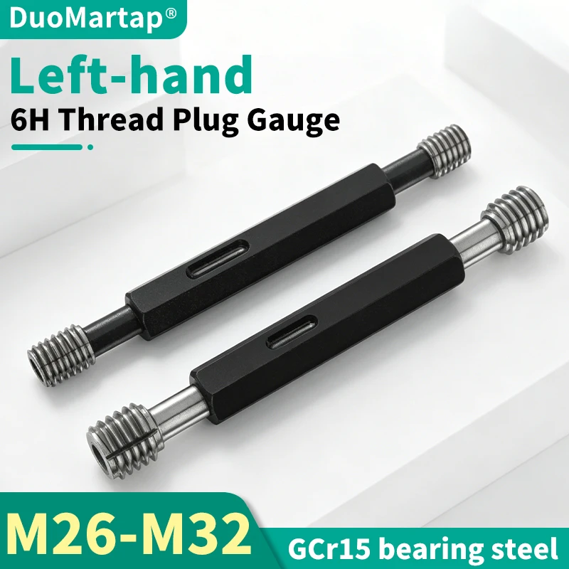 1 PCS 6H Left Hand M26-M33 Steel Mer-cury Gage Metric Fine Thread Plug Gauge High precision Thread Plug Gauge
1 PCS 6H Left Hand M26-M33 Steel Mer-cury Gage Metric Fine Thread Plug Gauge High precision Thread Plug Gauge