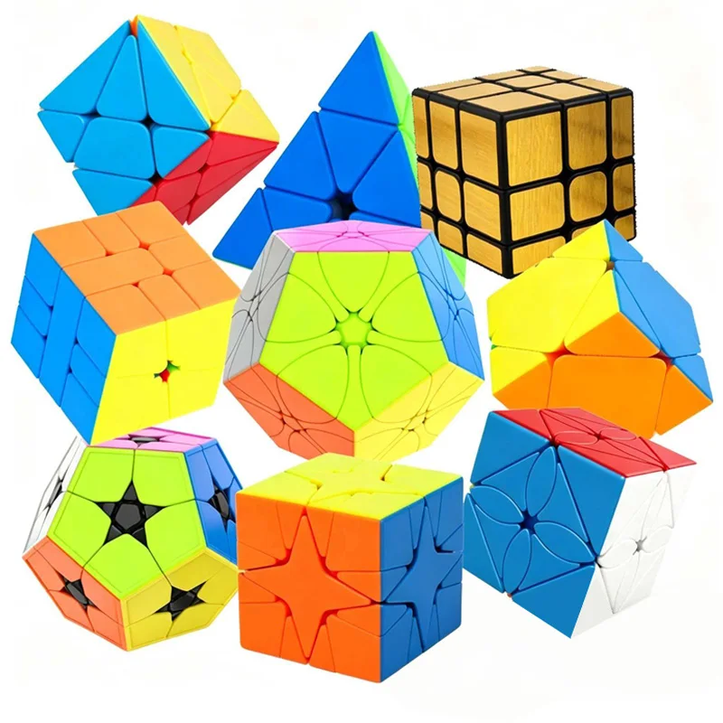 Magic Speed Cube Mirror Pyramid Skewb 3x3 2x2 SQ1 Polaris Jingang Megaminx Problem Solving Brain Teaser IQ Test Toys Adults Kids
Magic Speed Cube Mirror Pyramid Skewb 3x3 2x2 SQ1 Polaris Jingang Megaminx Problem Solving Brain Teaser IQ Test Toys Adults Kids