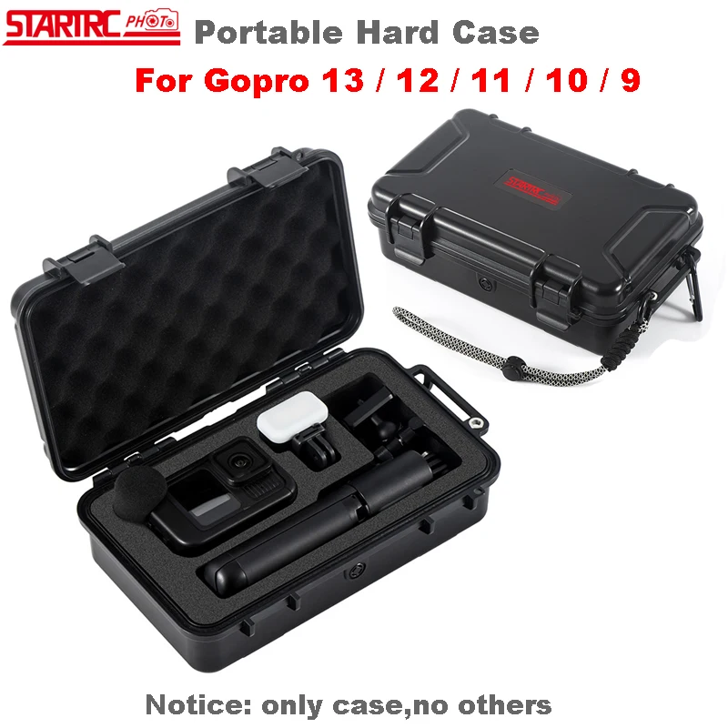 STARTRC Waterproof Portable Carrying Case for Gopro 13/12/11/10/9/8/7/6/5 Camera Accessories Travel Hard Case Storage Box Bag
STARTRC Waterproof Portable Carrying Case for Gopro 13/12/11/10/9/8/7/6/5 Camera Accessories Travel Hard Case Storage Box Bag