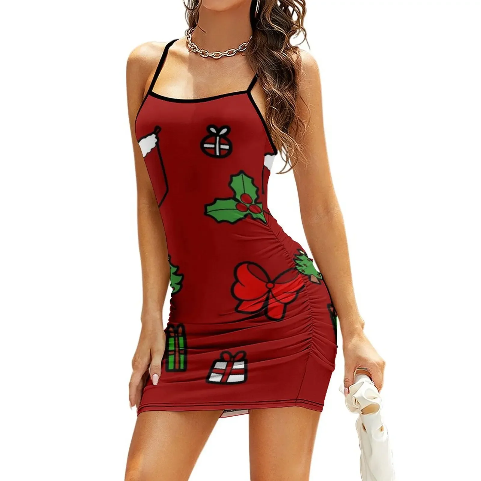 Christmas! Sling Dress Dress women clothes for women Female dress clothing women summer 2025
Christmas! Sling Dress Dress women clothes for women Female dress clothing women summer 2025
