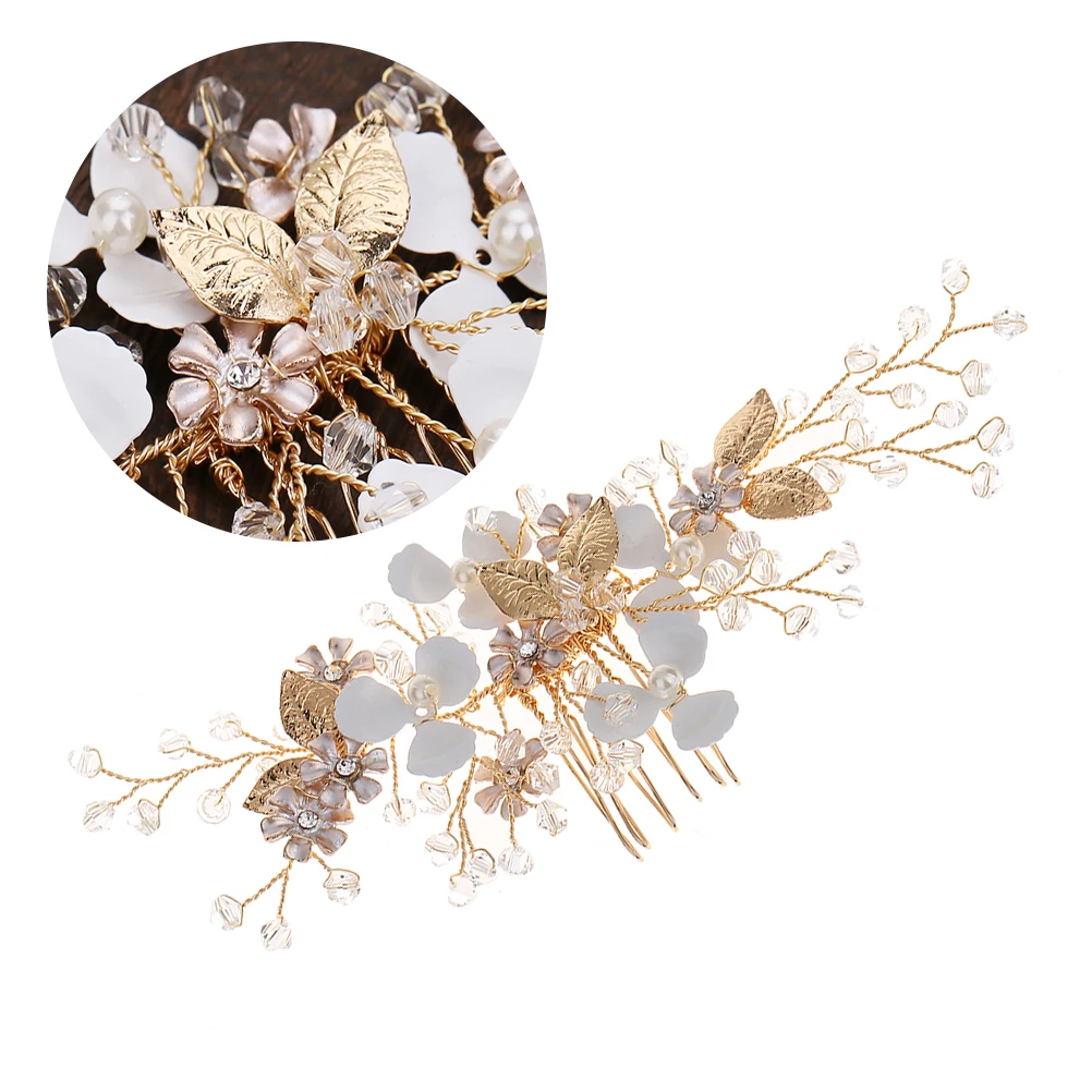 Crystal Bridal Hair Comb Elegant Wedding Side Combs Accessories Lightweight Comfortable Decor
Crystal Bridal Hair Comb Elegant Wedding Side Combs Accessories Lightweight Comfortable Decor