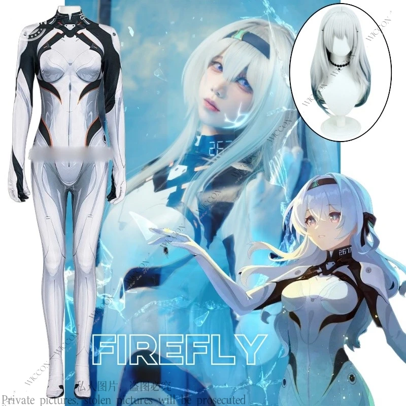 Костюм для косплея Firefly, парик Honkai: Star Rail, аниме, боевое платье, Stellaron Hunters, вечеринка на Хэллоуин, Penacony Gramer, ролевая игра
Костюм для косплея Firefly, парик Honkai: Star Rail, аниме, боевое платье, Stellaron Hunters, вечеринка на Хэллоуин, Penacony Gramer, ролевая игра