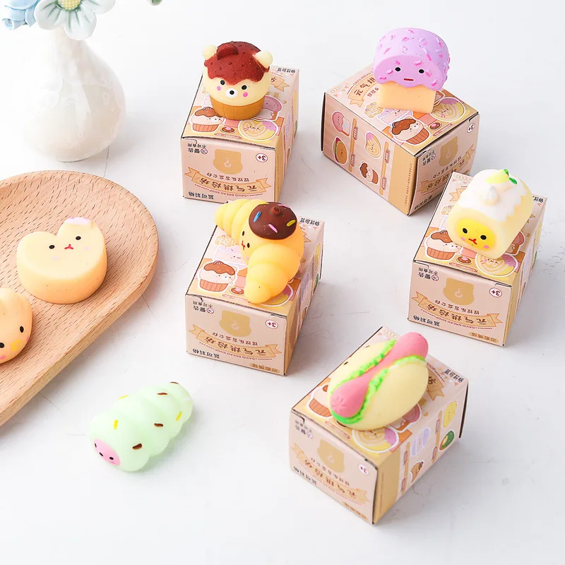 Bakery Themed Blind Box Kawaii Glitter Dumpling Squeeze Toy Anti-Stress Tpr Toy Perfect Lucky Wish Gift For Kids Birthday
Bakery Themed Blind Box Kawaii Glitter Dumpling Squeeze Toy Anti-Stress Tpr Toy Perfect Lucky Wish Gift For Kids Birthday