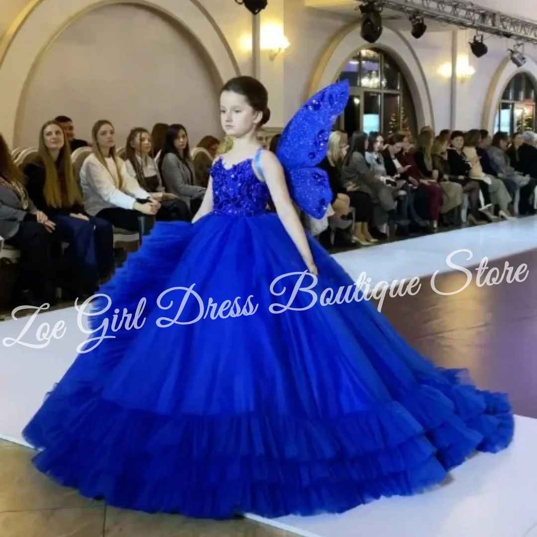 Королевские синие платья на день рождения для девочек, кружевные аппликации, платья с цветочным узором для девочек на свадьбу, детские бальные платья для малышей по индивидуальному заказу
Королевские синие платья на день рождения для девочек, кружевные аппликации, платья с цветочным узором для девочек на свадьбу, детские бальные платья для малышей по индивидуальному заказу