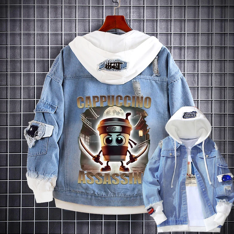 Italian Brainrot Animal Tung Tung Tung Sahur Adult Denim Jacket Boy Cartoon Anime Denim Coat Men Fashion Casual Sweatshirt Tops
Italian Brainrot Animal Tung Tung Tung Sahur Adult Denim Jacket Boy Cartoon Anime Denim Coat Men Fashion Casual Sweatshirt Tops
