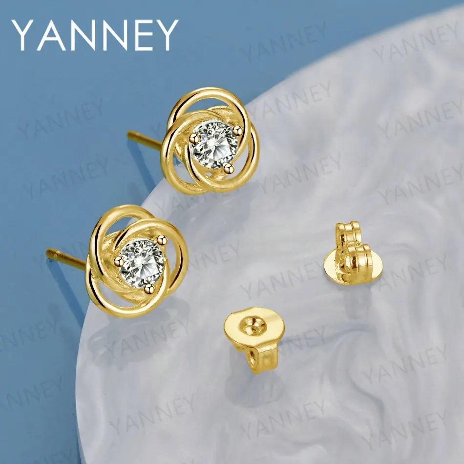Fashion 925 Sterling Silver 18K Gold 10MM Flower AAA Zircon Stud Earrings Women Charm Wedding Party Gift Jewelry
Fashion 925 Sterling Silver 18K Gold 10MM Flower AAA Zircon Stud Earrings Women Charm Wedding Party Gift Jewelry