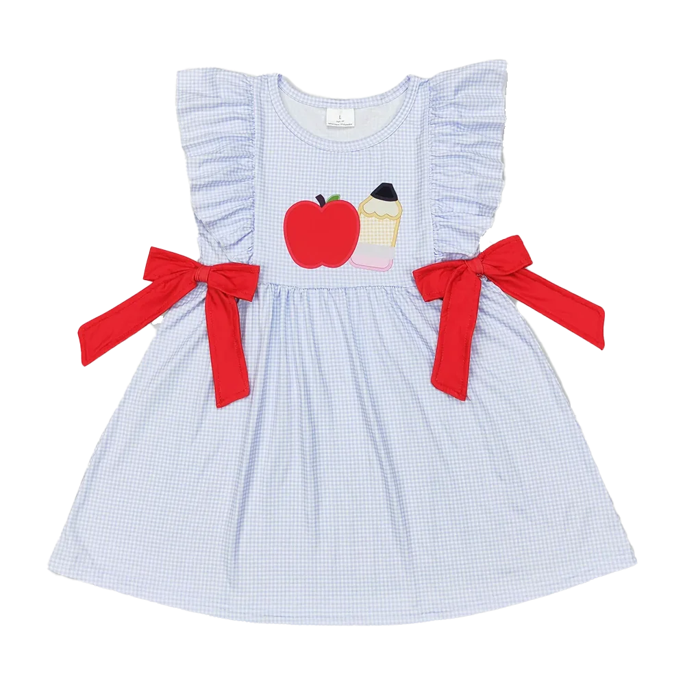 Baby Girls Summer Pencil Back To School Bows Knee Length Dresses
Baby Girls Summer Pencil Back To School Bows Knee Length Dresses