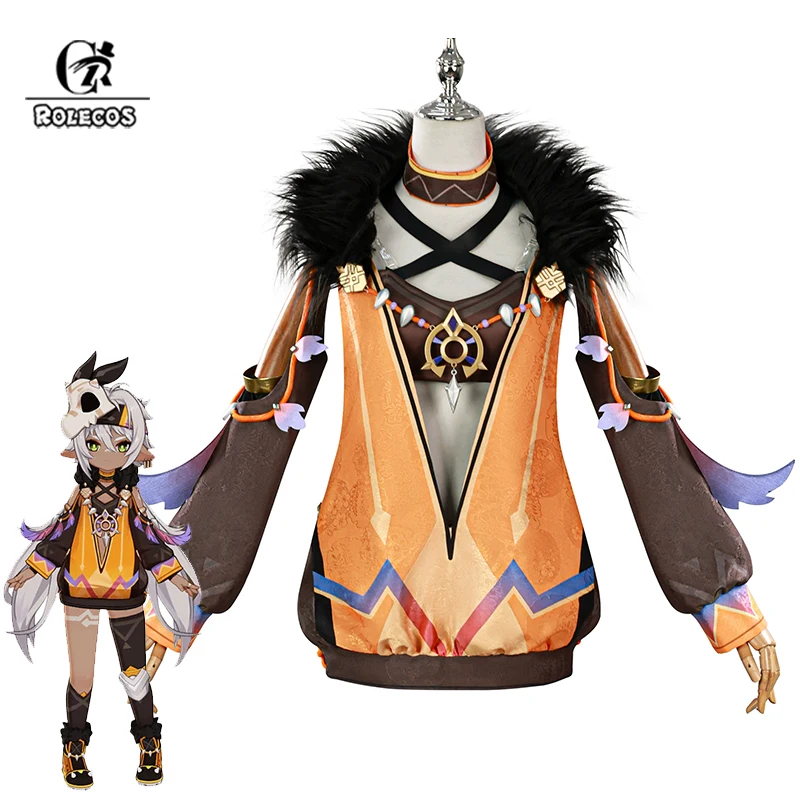 ROLECOS Game Genshin Impact Iansan Cosplay Costume Tempered in Molten Stone Iansan Women Halloween Party Suit
ROLECOS Game Genshin Impact Iansan Cosplay Costume Tempered in Molten Stone Iansan Women Halloween Party Suit