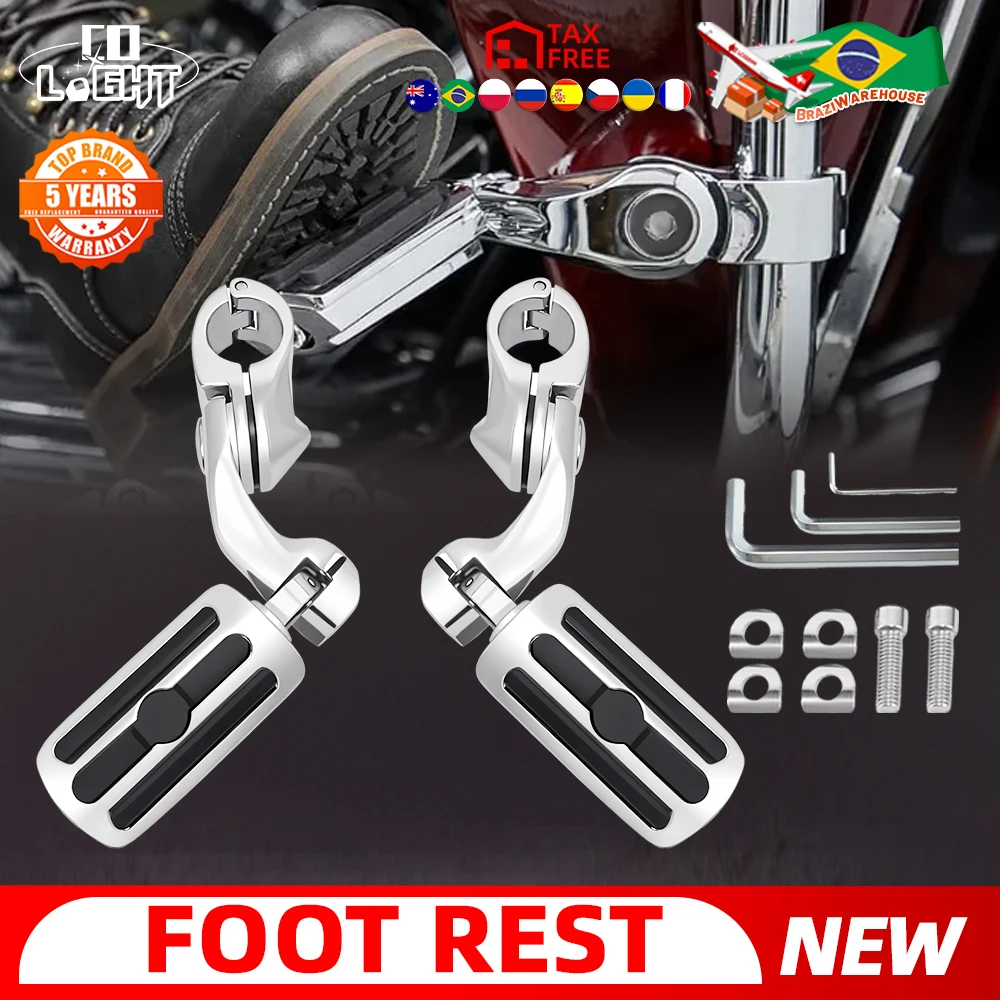 Highway Pegs 1.25" Long Angled Engine Guard Bar Motorcycle Foot Rests For Harley Electra Glide Road King Street Glide Chrome
Highway Pegs 1.25" Long Angled Engine Guard Bar Motorcycle Foot Rests For Harley Electra Glide Road King Street Glide Chrome