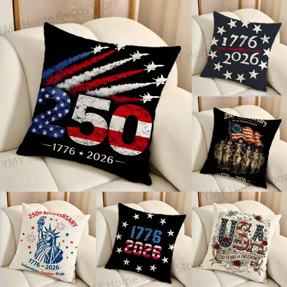 250th The United States Independence Print Throw Pillow Cover Square Cushion Case for Living Room Bedroom Decor
250th The United States Independence Print Throw Pillow Cover Square Cushion Case for Living Room Bedroom Decor