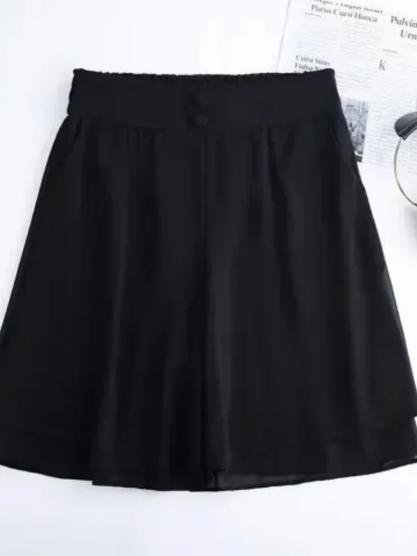 Summer New Style Women's Loose A-Line Skirt Pants Thin Chiffon Drapey Casual High Waist Polyester Fiber Daily Wear
Summer New Style Women's Loose A-Line Skirt Pants Thin Chiffon Drapey Casual High Waist Polyester Fiber Daily Wear