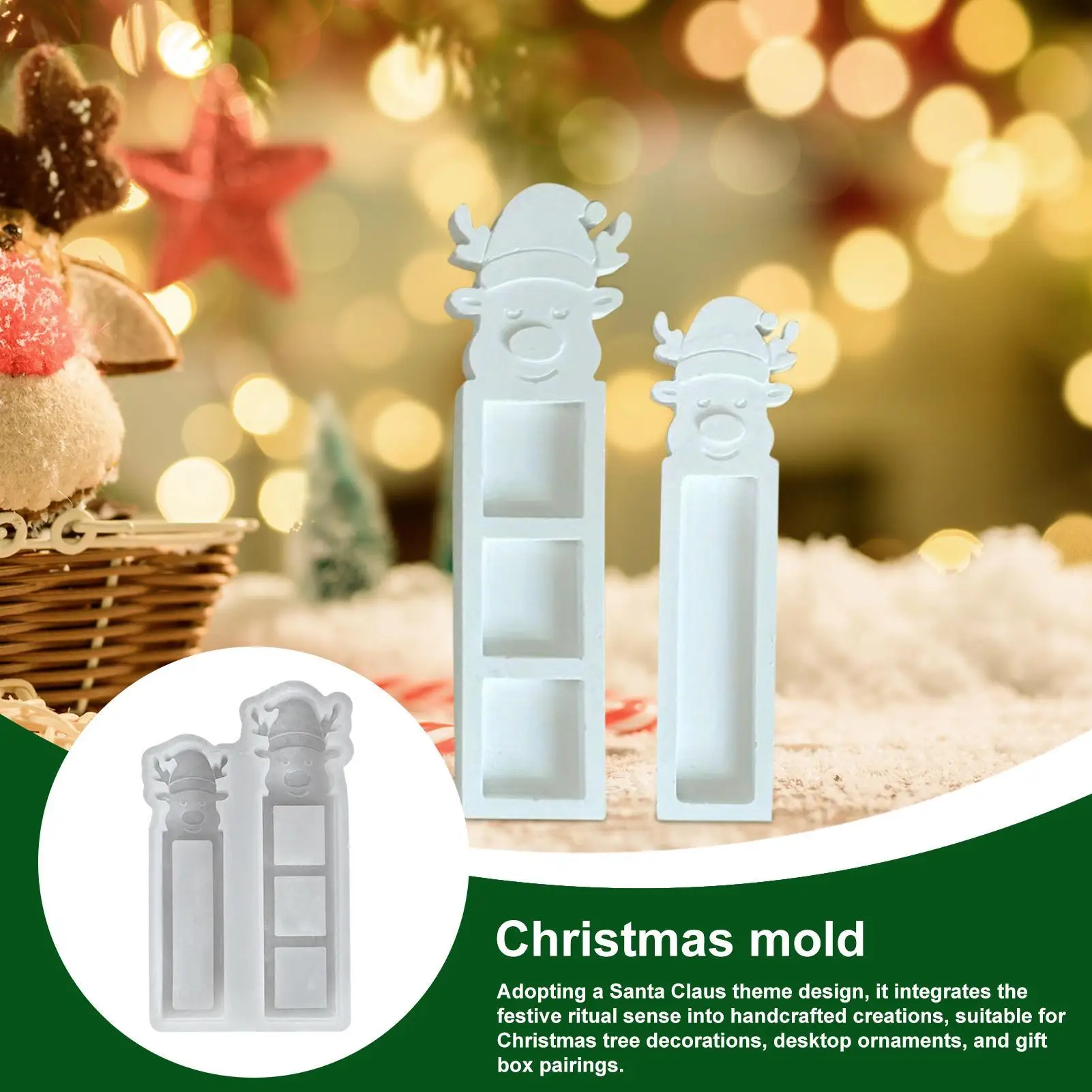 Рождественские силиконовые формы с оленями в форме лося, силиконовые формы, праздничные праздничные художественные формы для рукоделия для украшения конфет, паста, резинка
Рождественские силиконовые формы с оленями в форме лося, силиконовые формы, праздничные праздничные художественные формы для рукоделия для украшения конфет, паста, резинка