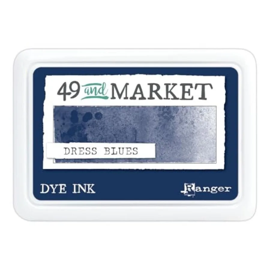 49 and Market Dye Ink Pad for Stamping and Crafts, Dress Blue
49 and Market Dye Ink Pad for Stamping and Crafts, Dress Blue
