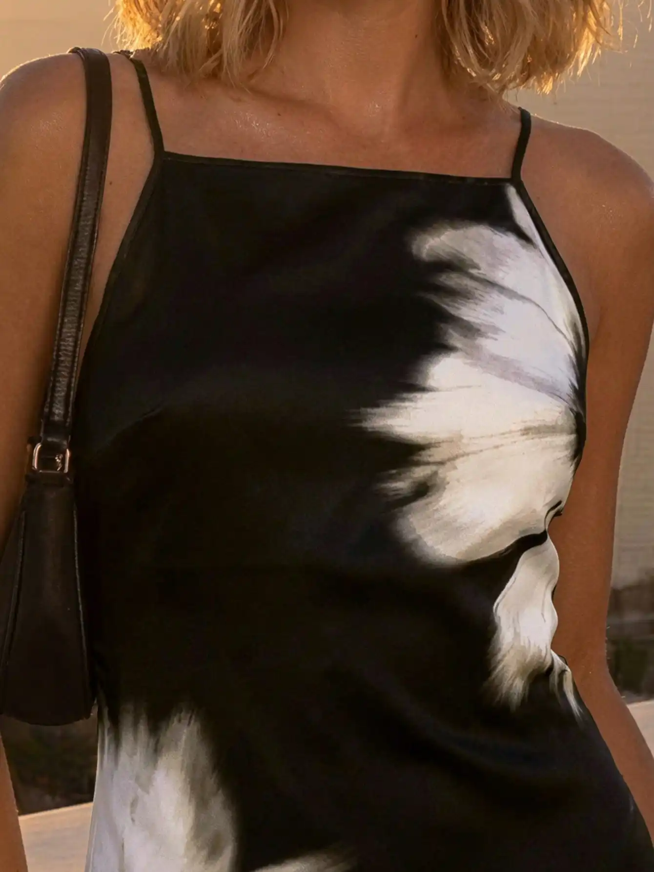 Black White Mini Dress Spaghetti Strap Bodycon Floral Tie Dye Summer Slip Dress
Black White Mini Dress Spaghetti Strap Bodycon Floral Tie Dye Summer Slip Dress