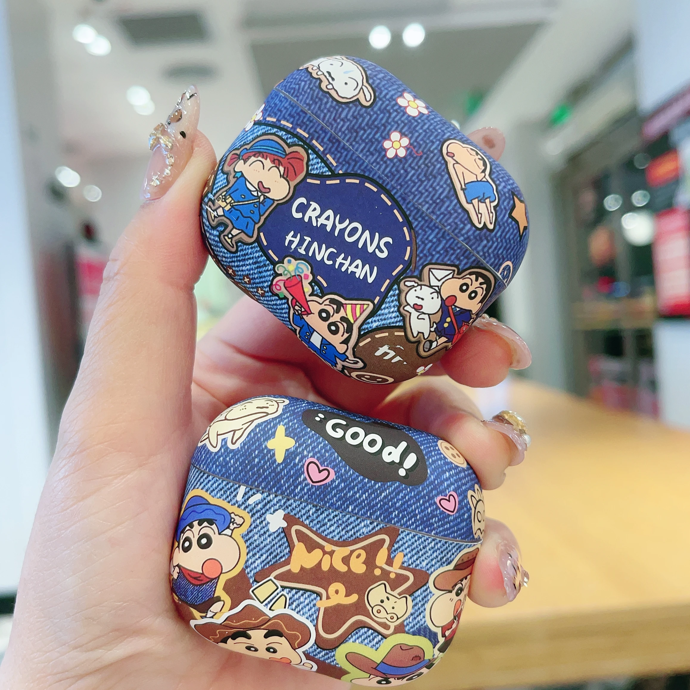 Classic Denim Style Crayon Shin-chan Northwest Cowboy Matte Earphone Case For Airpods 1.2 3.4 Pro2 Full Package Protective Shell
Classic Denim Style Crayon Shin-chan Northwest Cowboy Matte Earphone Case For Airpods 1.2 3.4 Pro2 Full Package Protective Shell
