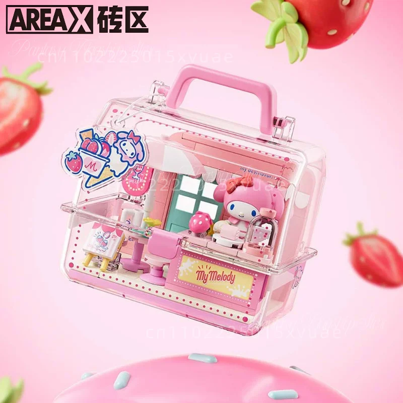 AREAX Sanrio Building Blocks Hello Kitty Cinnamoroll Fruit Shop Assembly Model Toys Cartoon Kuromi Decoration Holiday Gifts
AREAX Sanrio Building Blocks Hello Kitty Cinnamoroll Fruit Shop Assembly Model Toys Cartoon Kuromi Decoration Holiday Gifts