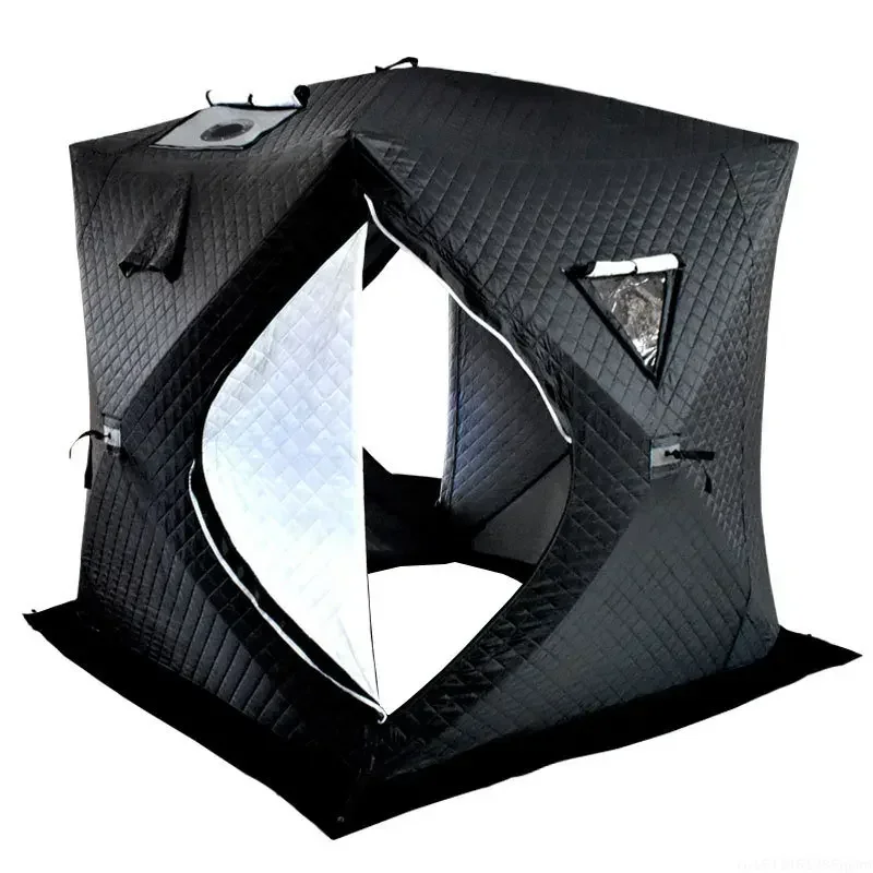 Outdoor Winterized Tent Thickened Warm Cotton With Stove Chimney Hole 3-4 Person Winter Ice Fishing Tent Camping
Outdoor Winterized Tent Thickened Warm Cotton With Stove Chimney Hole 3-4 Person Winter Ice Fishing Tent Camping